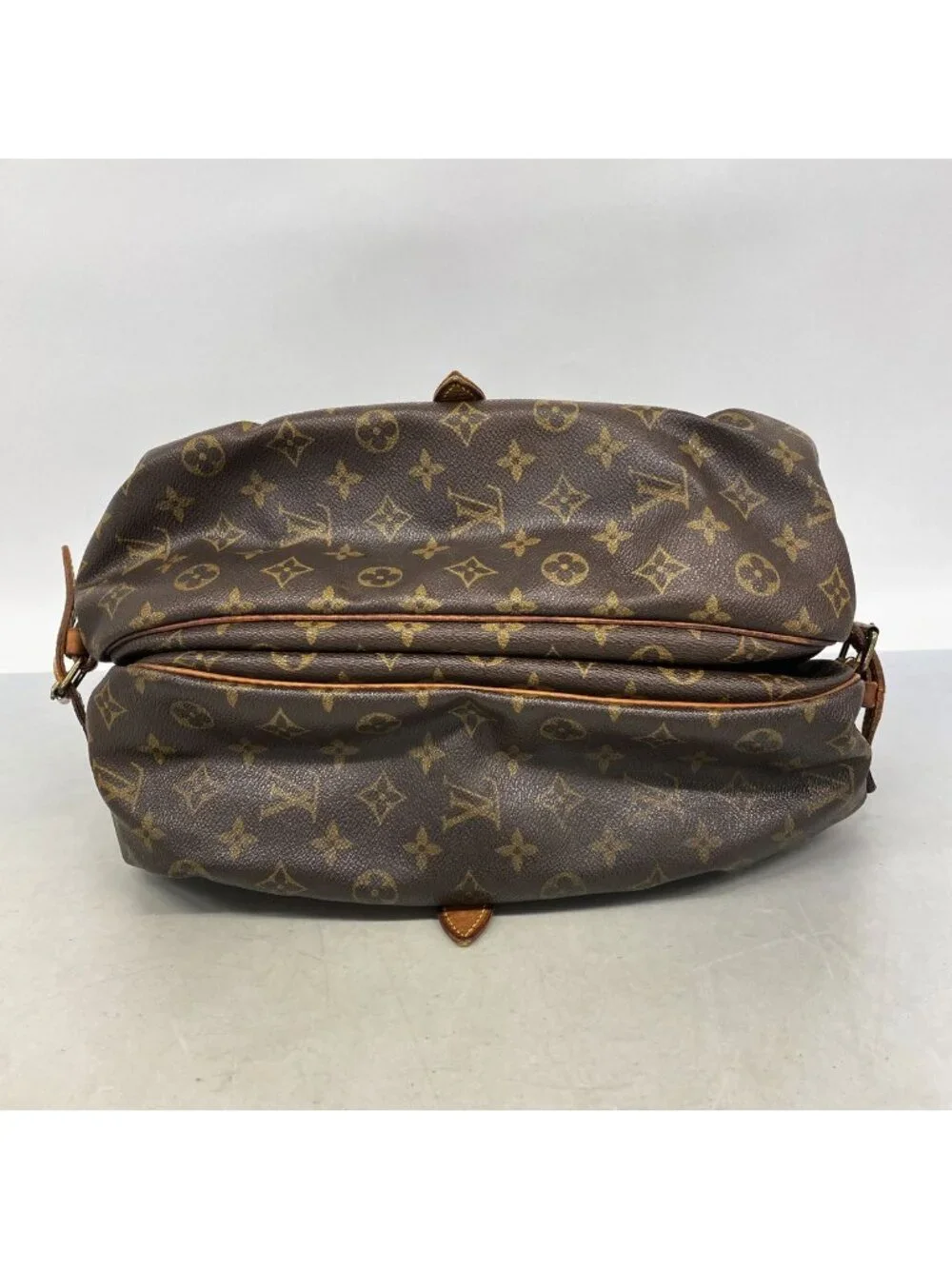 Louis Vuitton Shoulder Bag Monogram Saumur 35 Brown